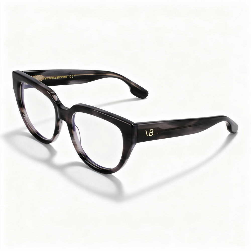 Victoria Beckham Vb2674 Black Rectangle Eyeglasses for Women, Acetate frame
