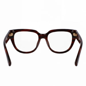 Victoria Beckham Vb2674 Square Eyeglasses Women — side view, Havana temples
