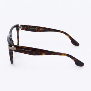 Victoria Beckham Vb2676 Square Eyeglasses for Women — front view, Havana