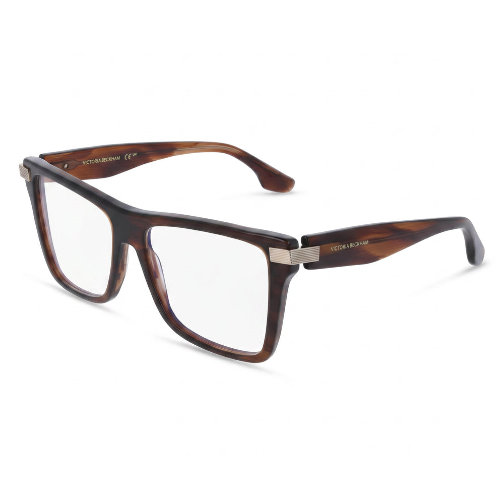 Victoria Beckham VB2677 Brown Square Eyeglasses for Women, Acetate frame