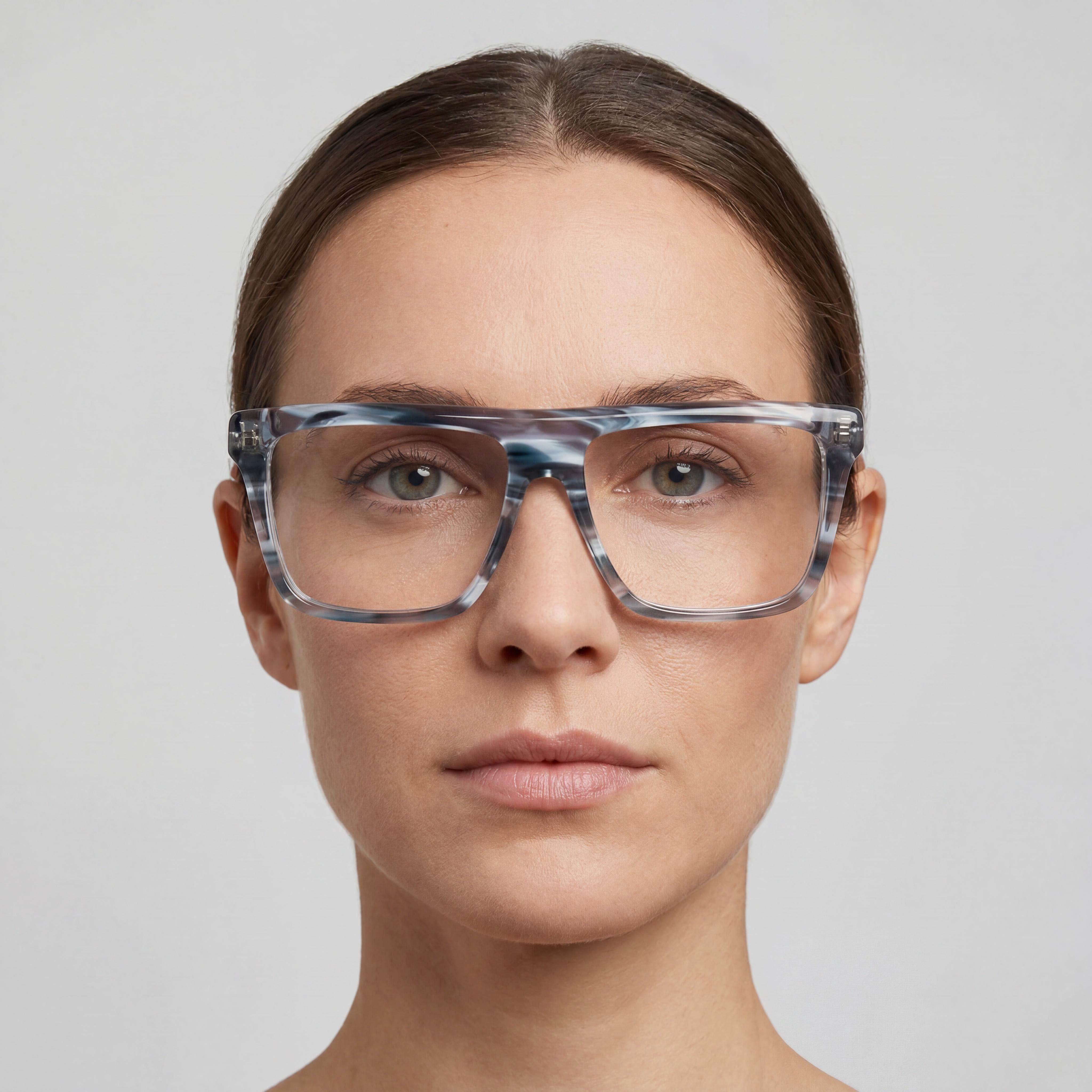 Victoria Beckham VB2678 Gafas Cuadradas Grises Cuerno para Mujer, Photo 4