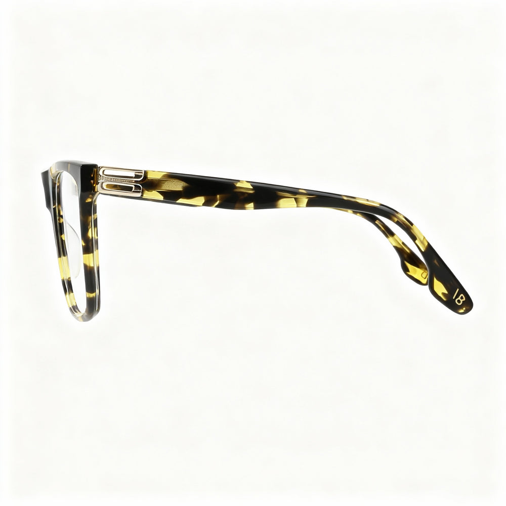 Victoria Beckham Vb2679 Rectangle Eyeglasses Women — side view, Black temples