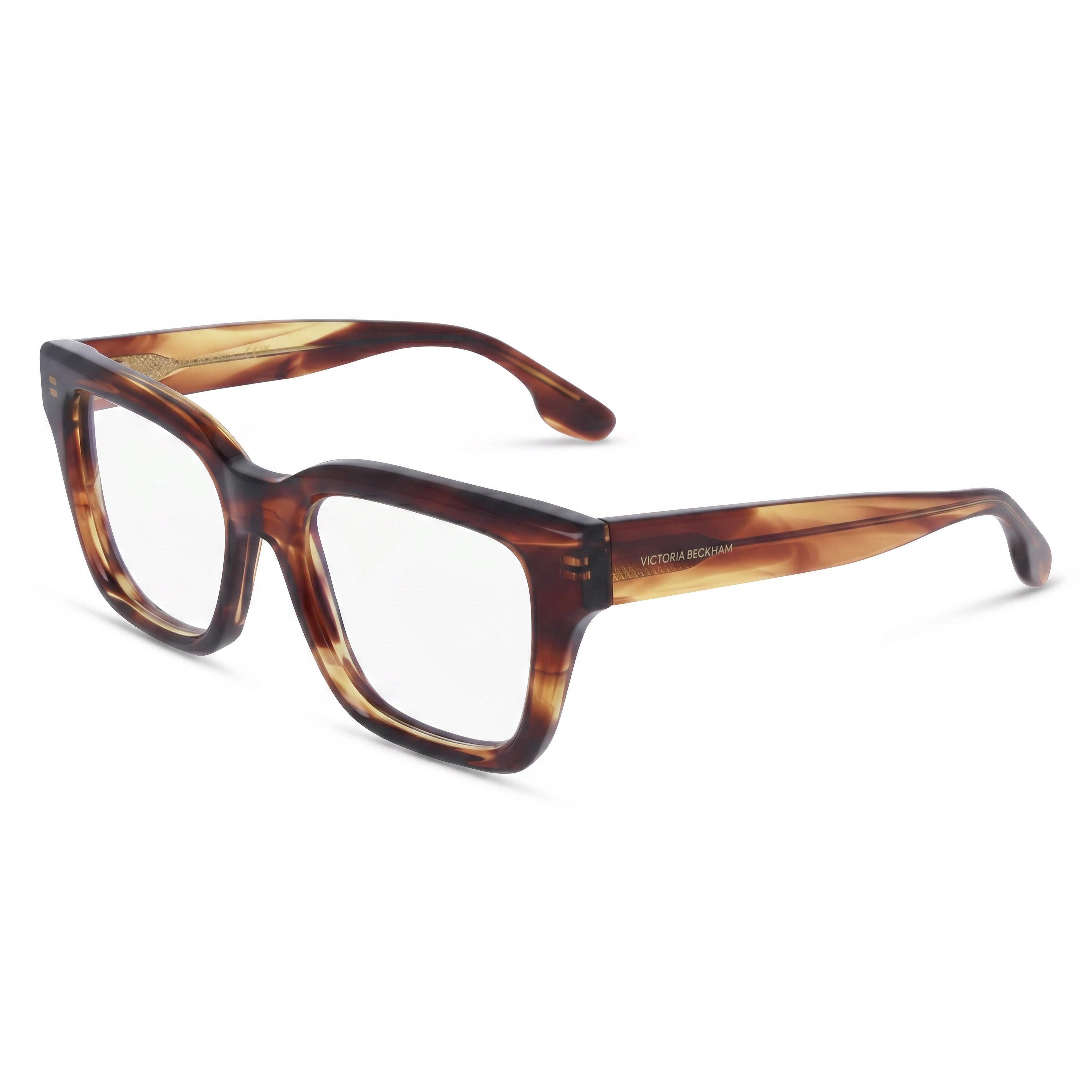 Victoria Beckham Vb2681 Brown Striped Eyeglasses for Women, 50mm, Photo 1