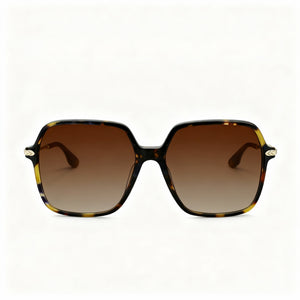 Victoria Beckham VB631S Oval Sunglasses Unisex — front view, Acetate frame