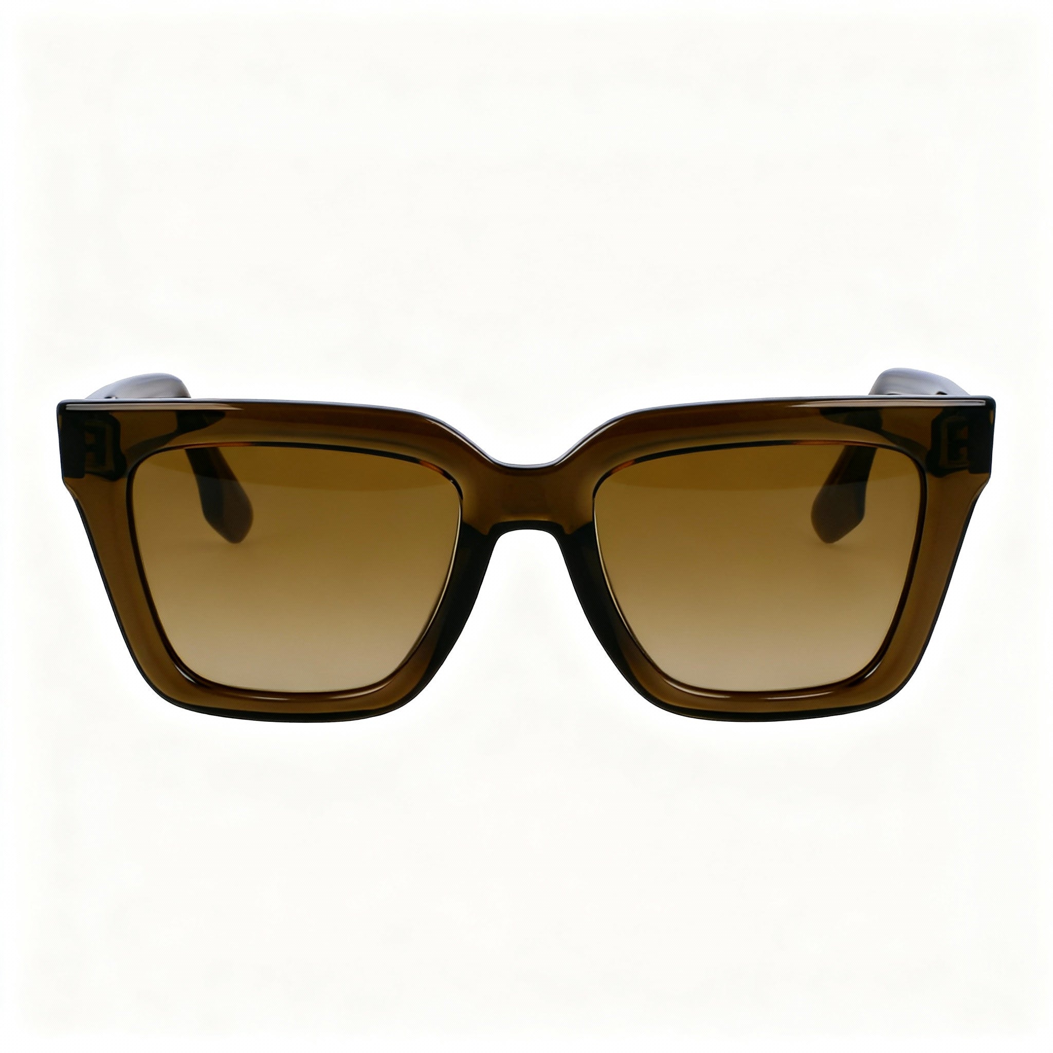Victoria Beckham VB644S Khaki Square Sunglasses for Women, 53mm, Photo 2