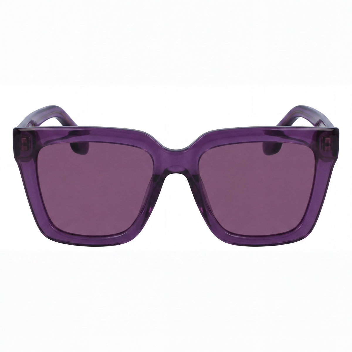 Victoria Beckham VB644S Purple Square Sunglasses for Women, 53mm, Photo 2