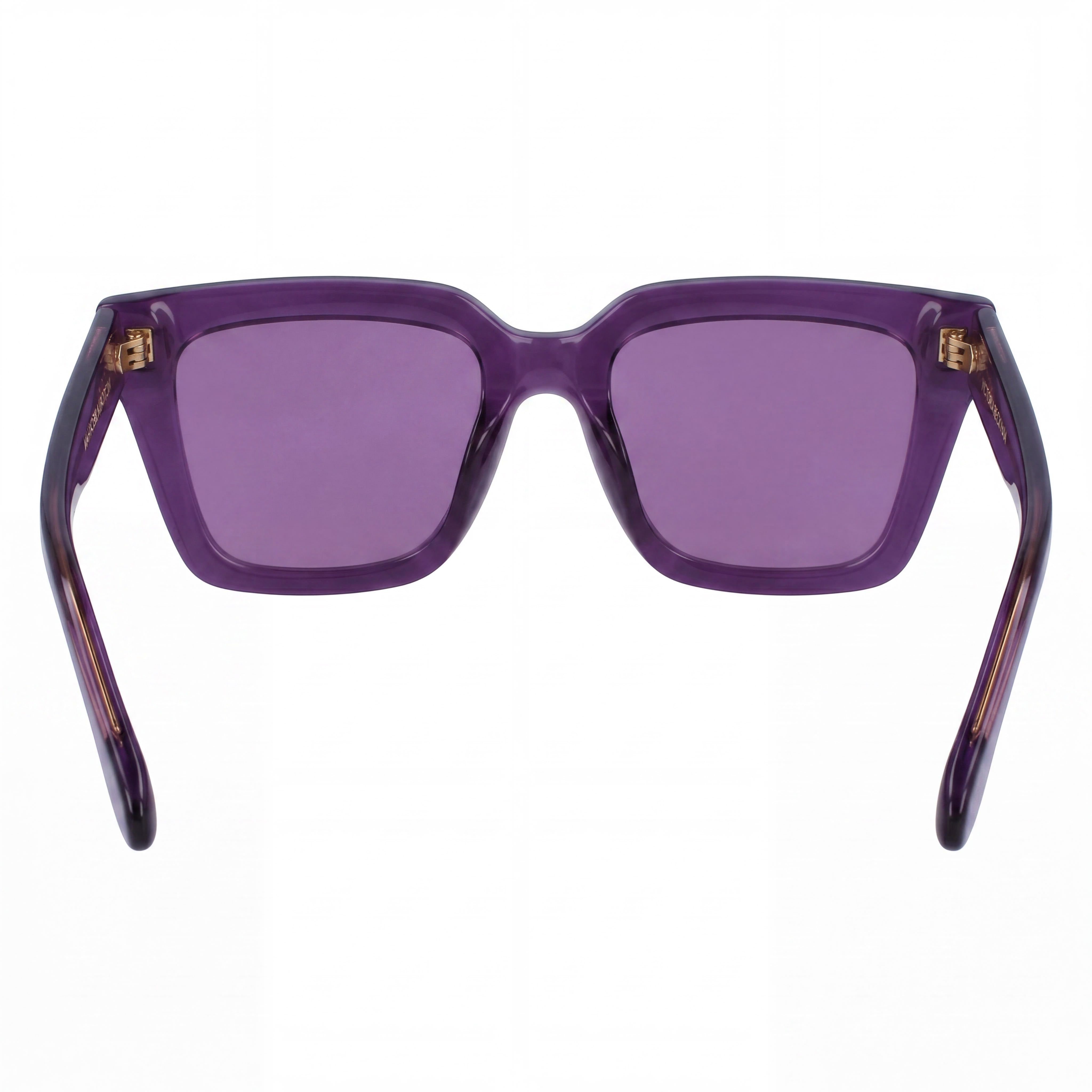 Victoria Beckham VB644S Purple Square Sunglasses for Women, 53mm, Photo 4