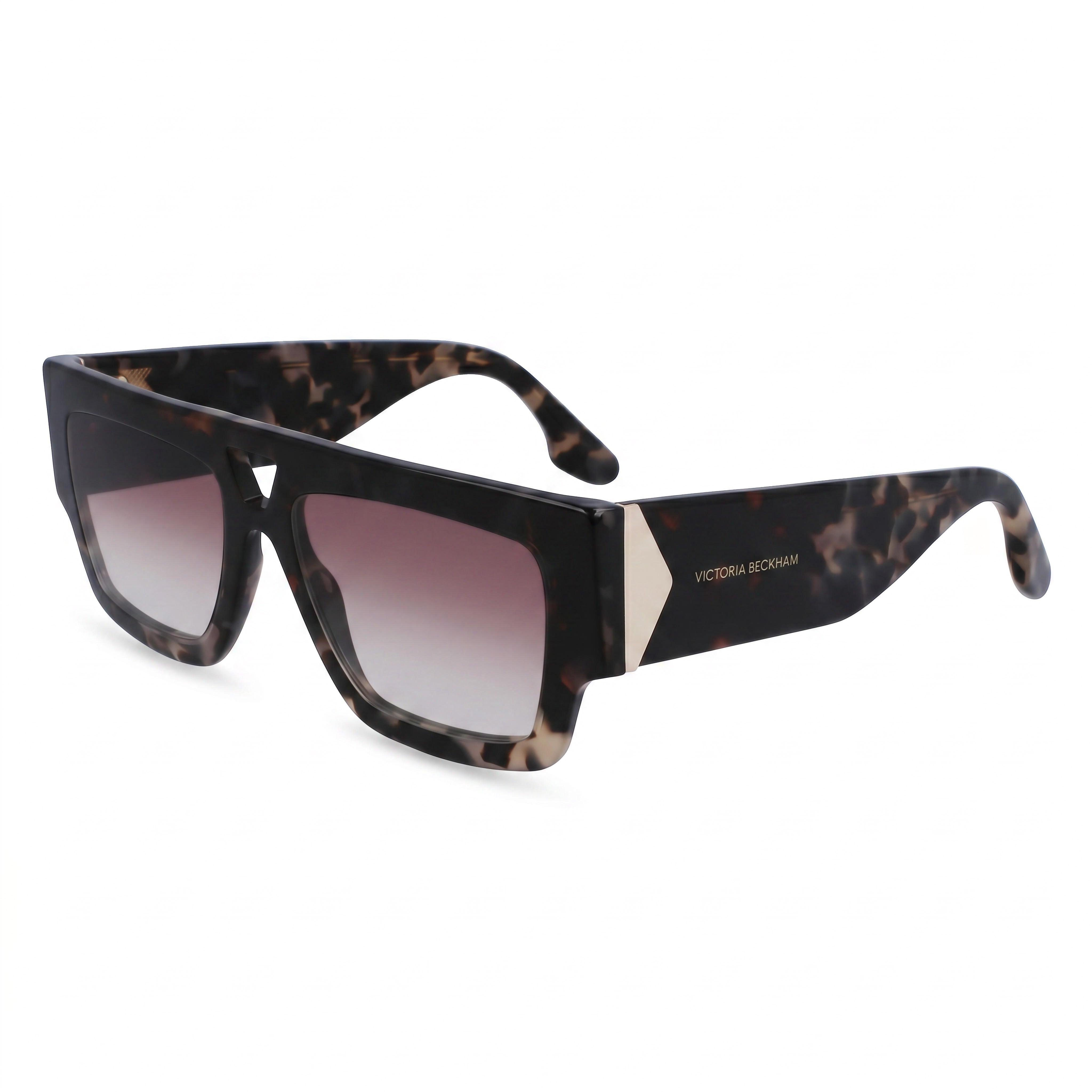 Gafas de sol rectangulares Victoria Beckham VB651S para hombre, 55 mm, gris habana, Photo 1