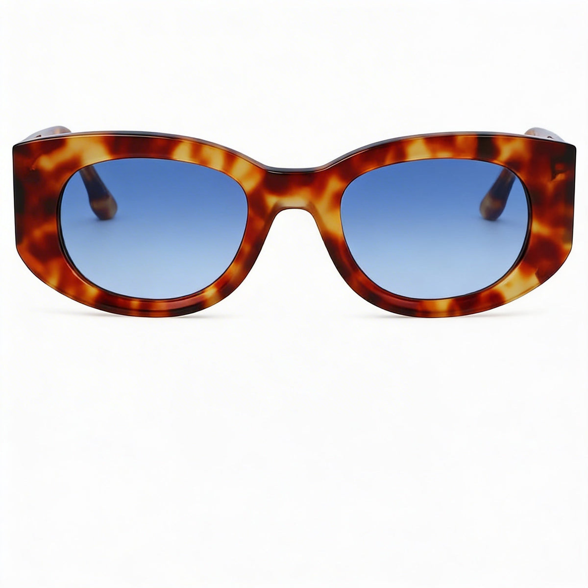 Gafas de sol rectangulares para mujer Victoria Beckham VB654S Havana, 50 mm, Photo 2