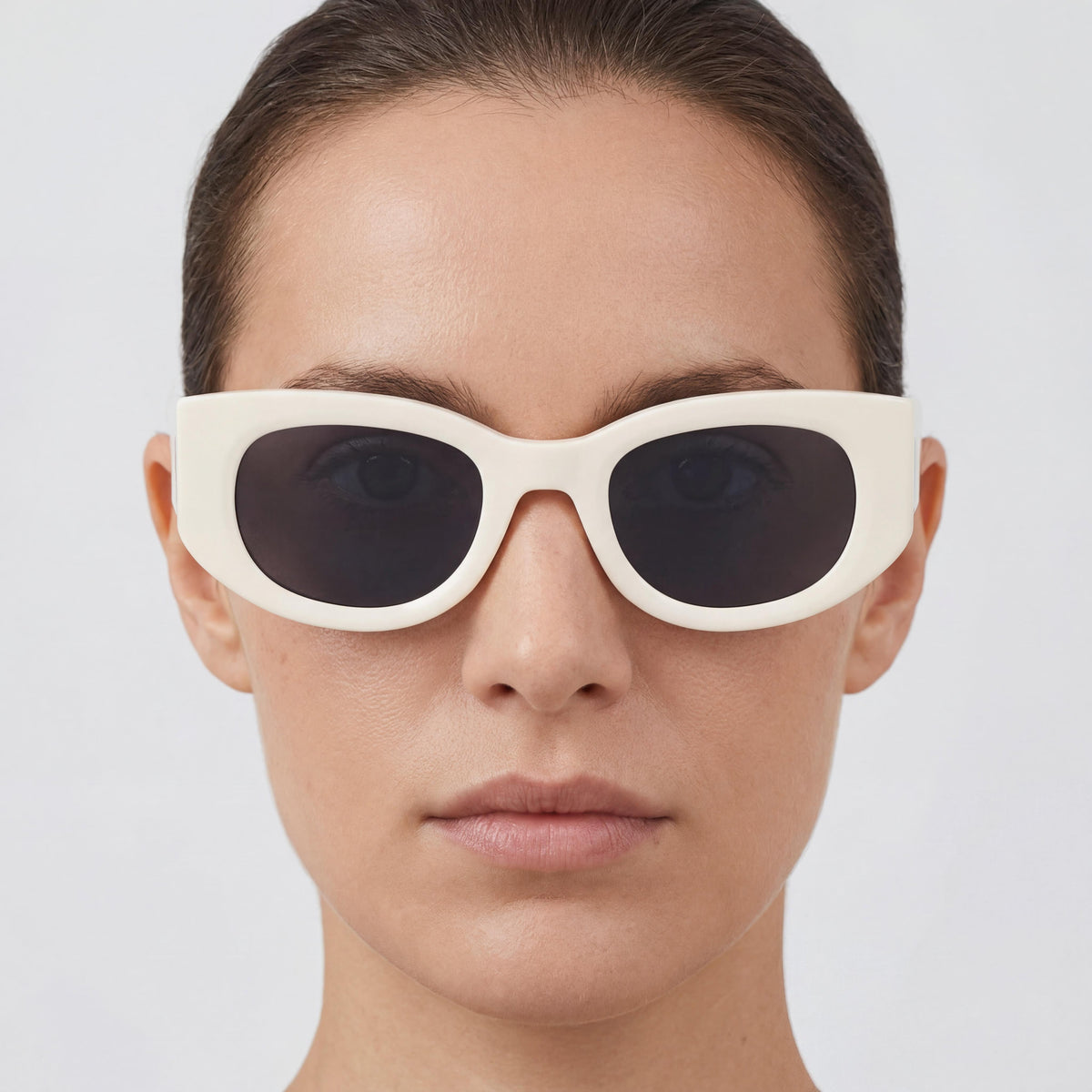 Gafas de sol Victoria Beckham VB654S de ojo de gato color marfil para mujer, 50 mm, Photo 3
