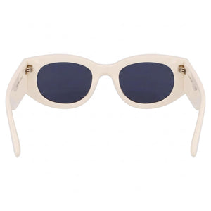 Victoria Beckham VB654S Rectangle Sunglasses Women — side view, Non-Polarized Ivory lens