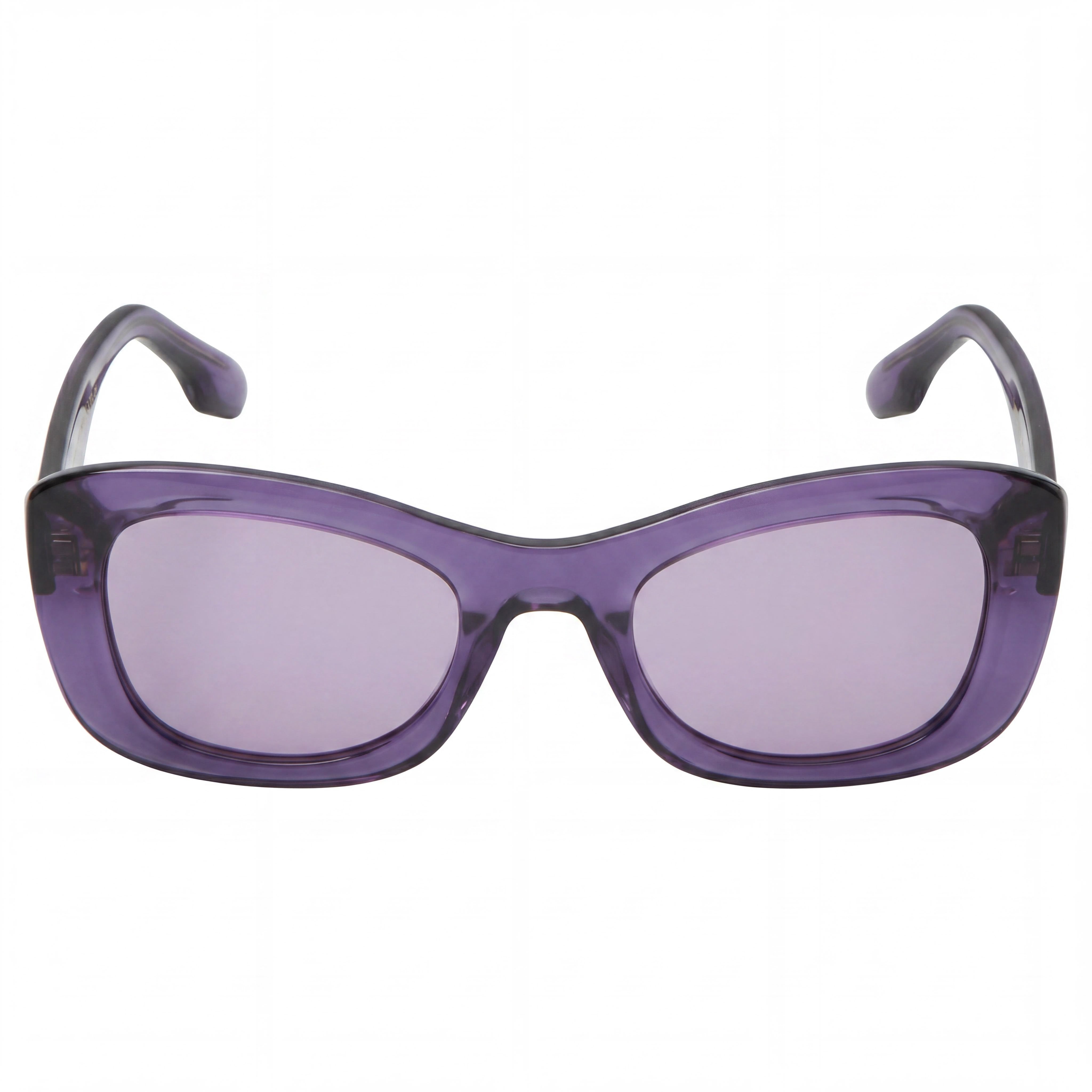 Victoria Beckham VB657S Violet Square Sunglasses Unisex, 50mm, Photo 2