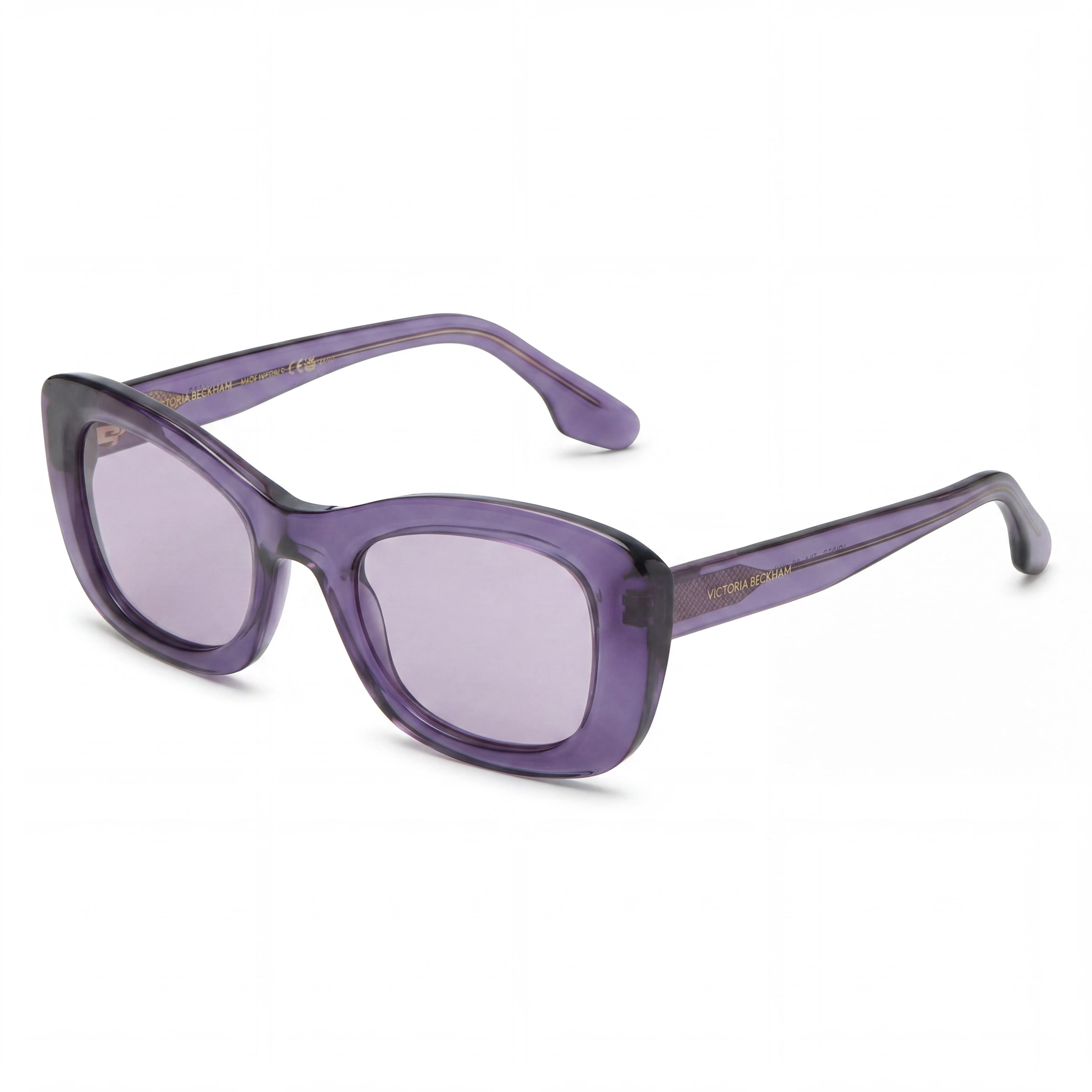 Victoria Beckham VB657S Violet Square Sunglasses Unisex, 50mm, Photo 1