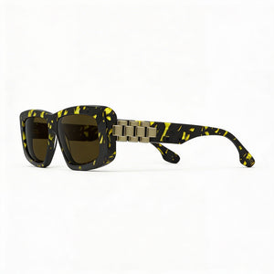 Victoria Beckham Vb669s Rectangle Sunglasses Unisex — front view, Plastic frame