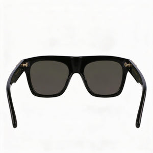 Victoria Beckham Vb675s Square Sunglasses Women — side view, Black lens