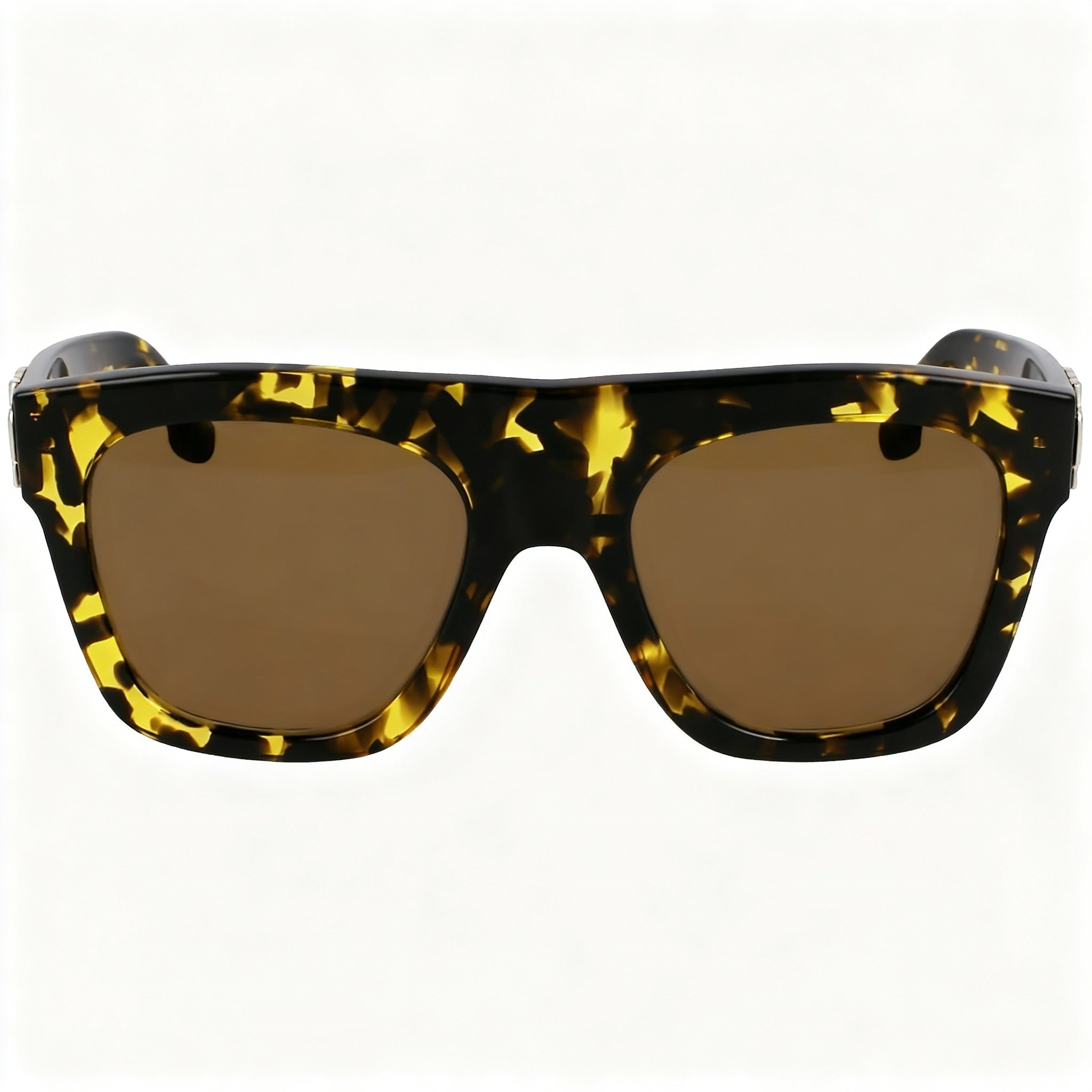 Victoria Beckham VB675S Black Yellow Square Sunglasses for Women, 52mm, Photo 2