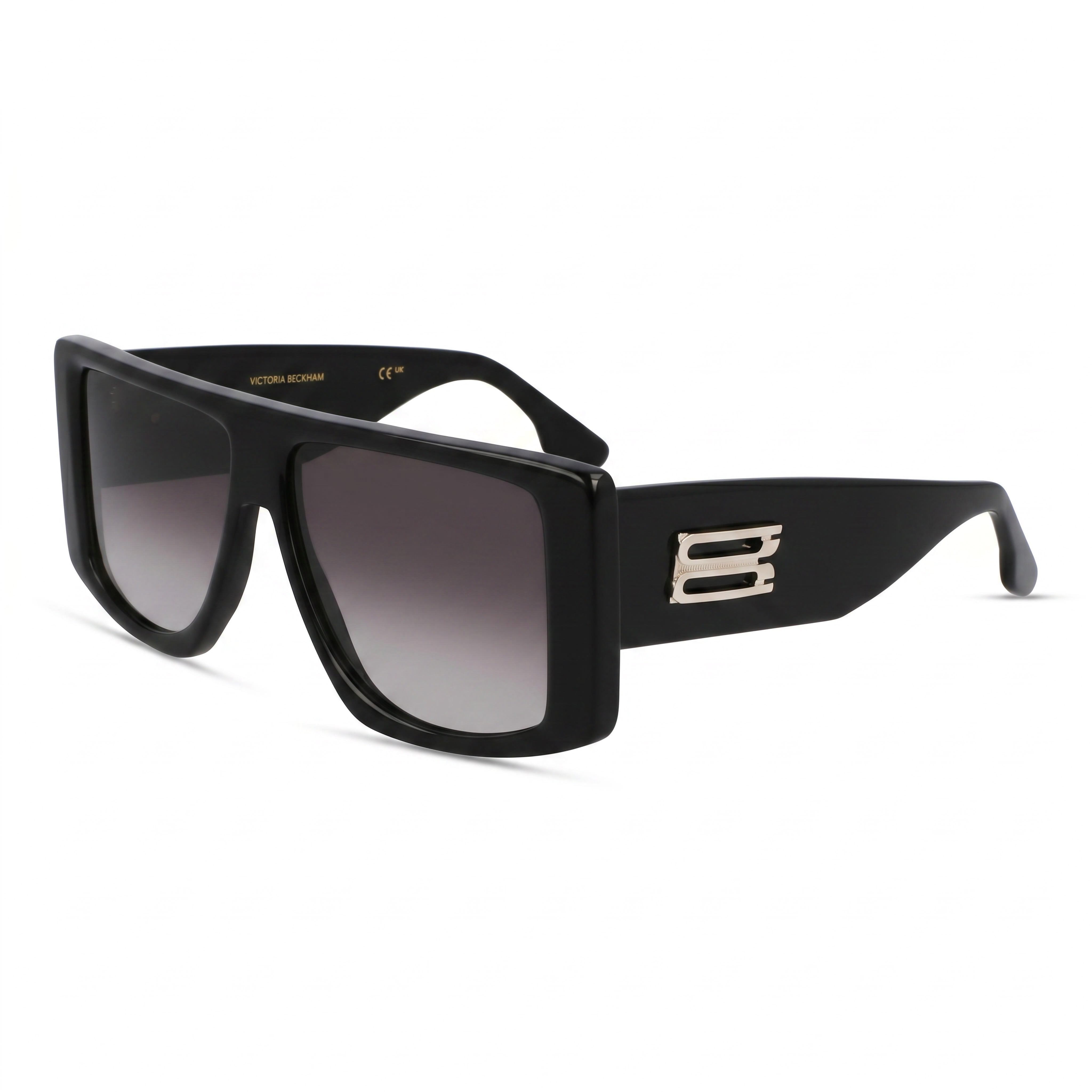 Victoria Beckham Vb678s Black Rectangle Sunglasses for Women, 57mm, Photo 1