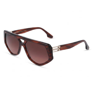 Victoria Beckham VB681S Havana Aviator Sunglasses for Women