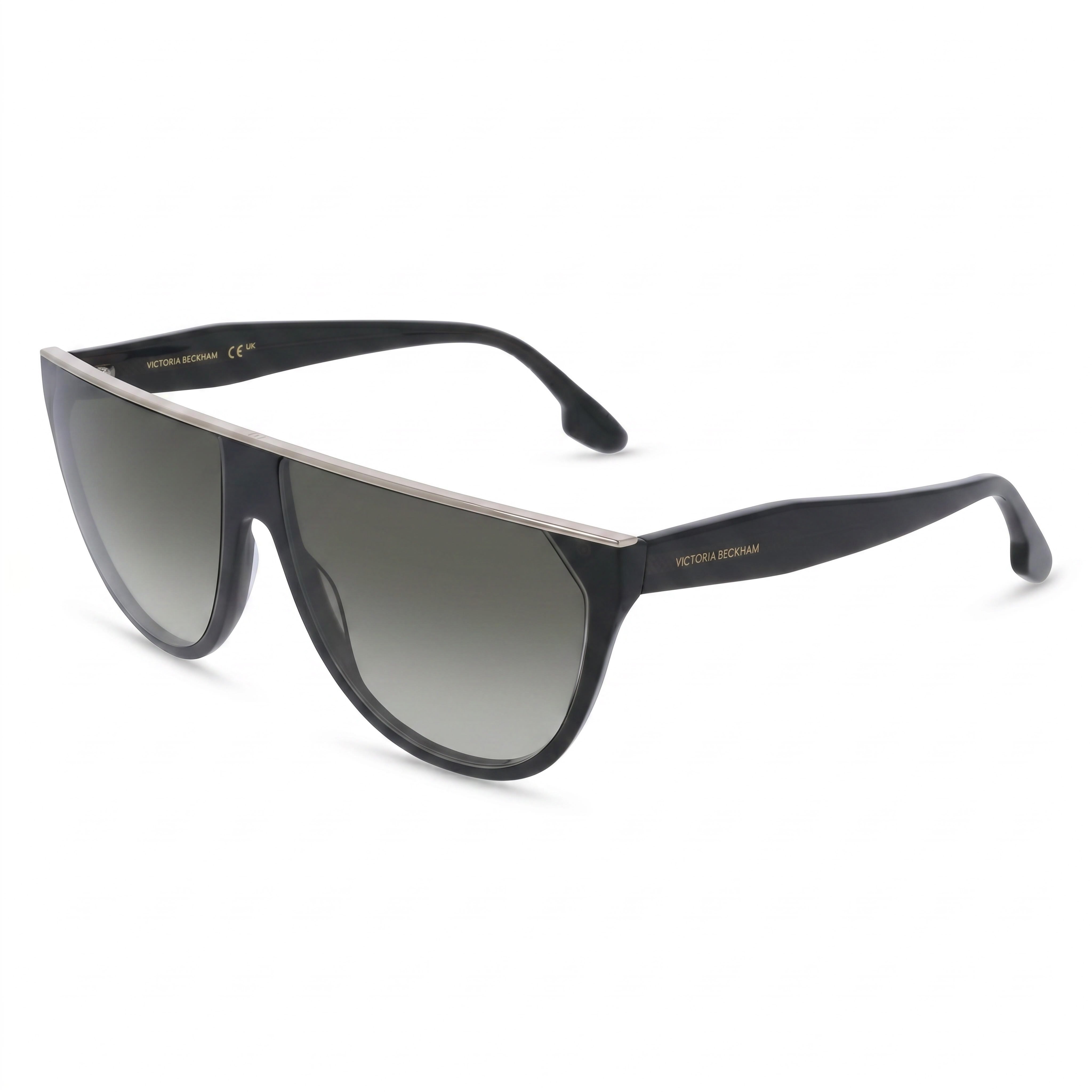 Gafas de sol de aviador verdes Victoria Beckham VB682S para mujer, 61mm, Photo 1