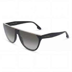 Victoria Beckham Vb682s Green Aviator Sunglasses for Women, Metallic frame