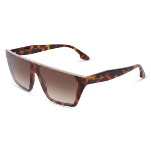 Victoria Beckham VB683S Havana Rectangle Sunglasses for Women