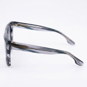 Victoria Beckham Vb686s Rectangle Sunglasses Women — side view, Blue frame