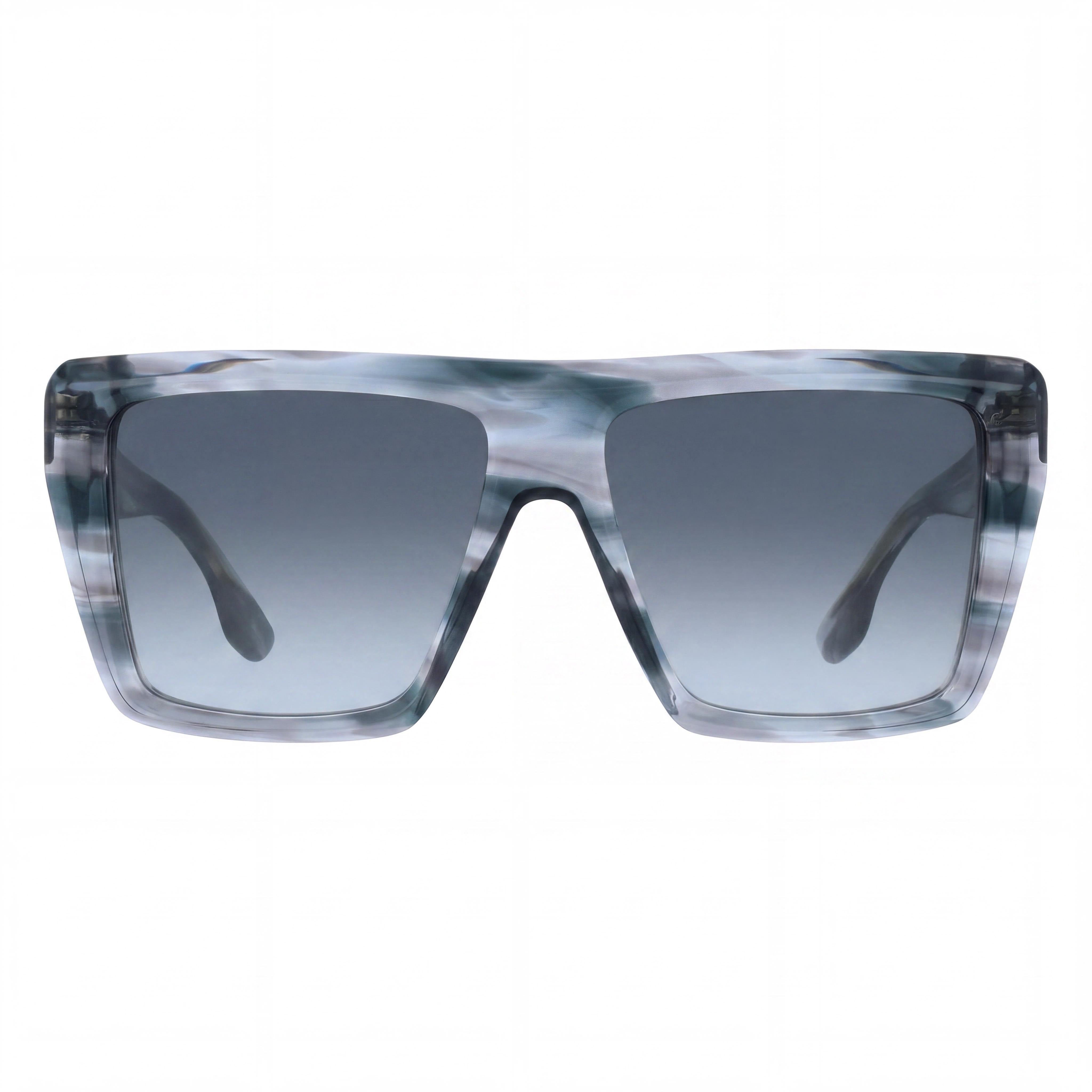 Gafas de sol rectangulares Victoria Beckham Vb686s de cuerno gris para mujer, 56 mm, Photo 2