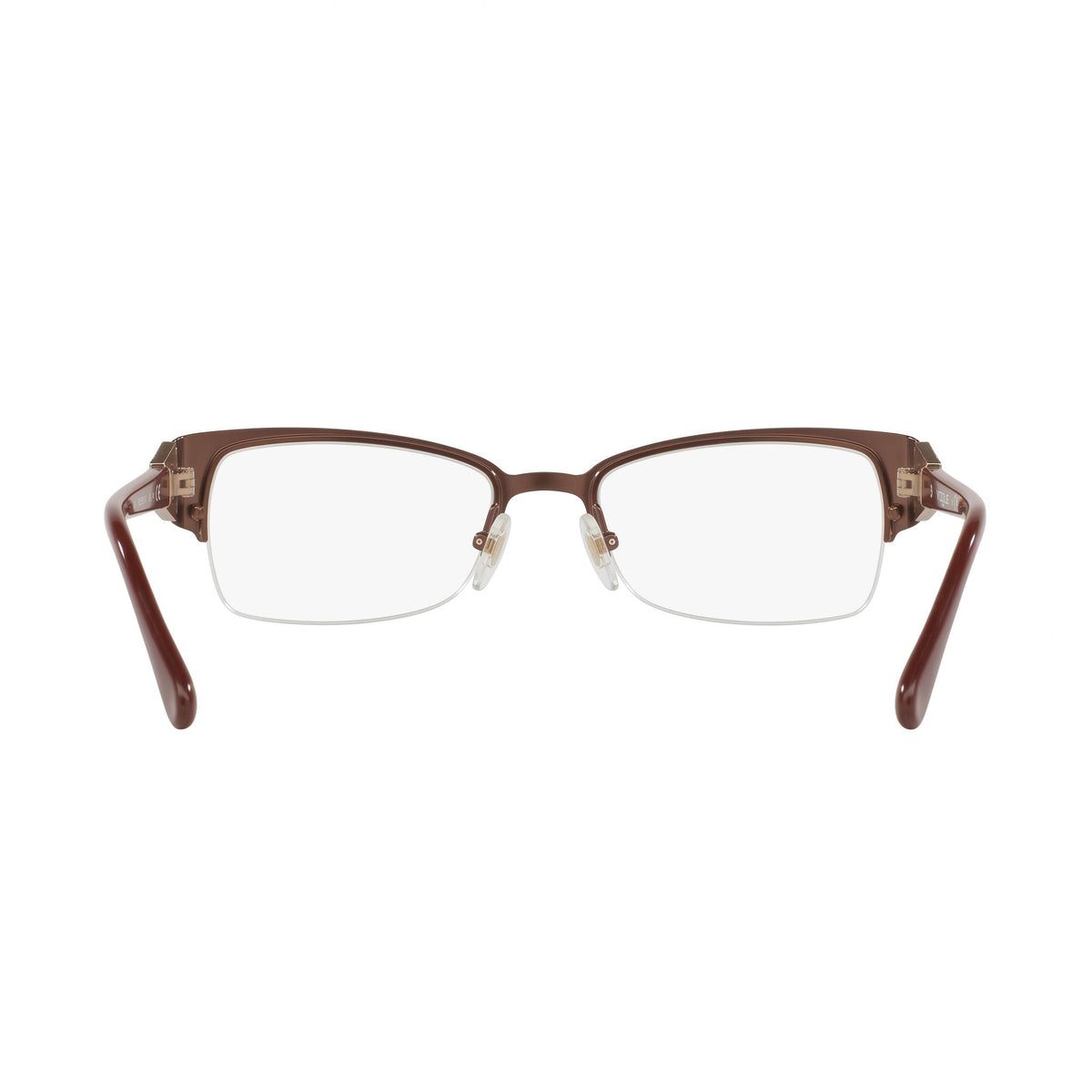 Vogue 0vo4014b Bordeaux/Pale Gold Rectangle Eyeglasses for Women, 50mm, Photo 3