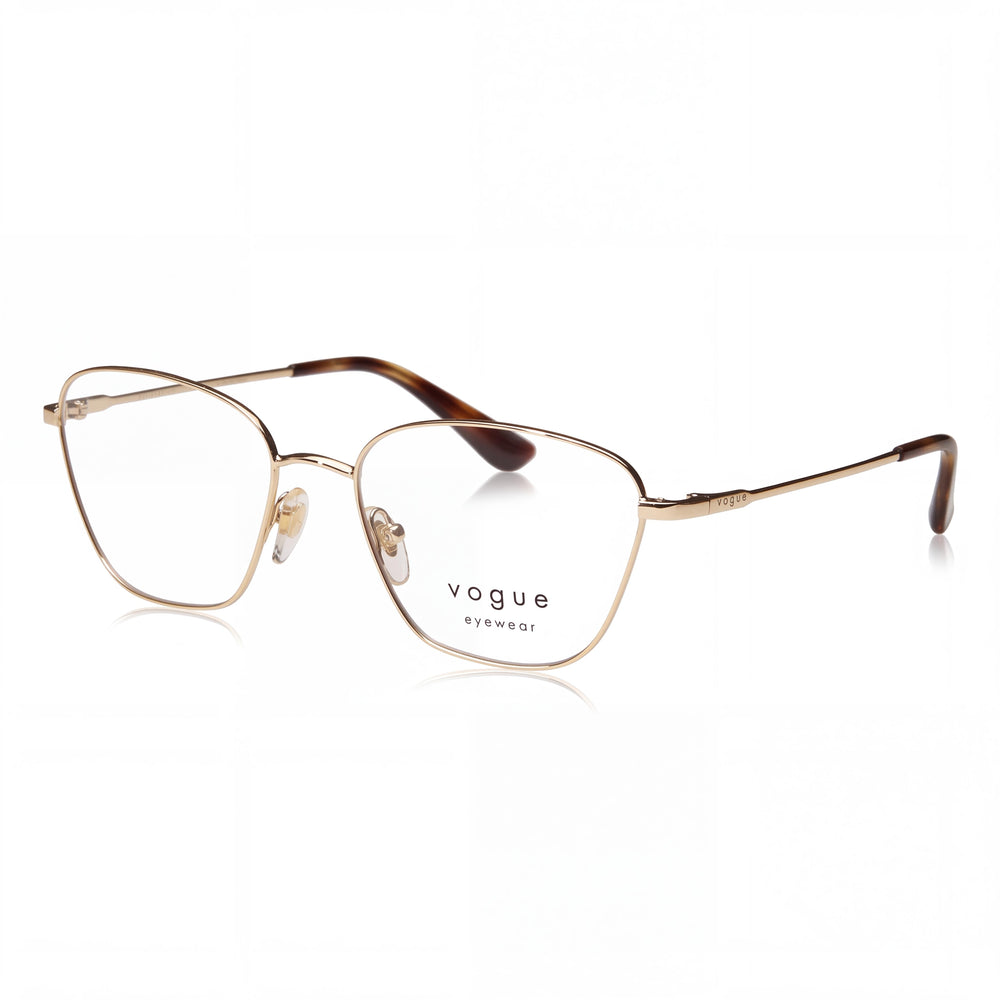 Vogue Eyewear VO4163 Gold Cat Eye Eyeglasses for Women, Metal frame