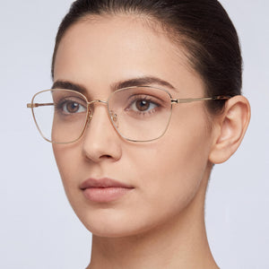 Vogue Eyewear VO4163 Cat Eye Eyeglasses for Women — interior view, demo lenses