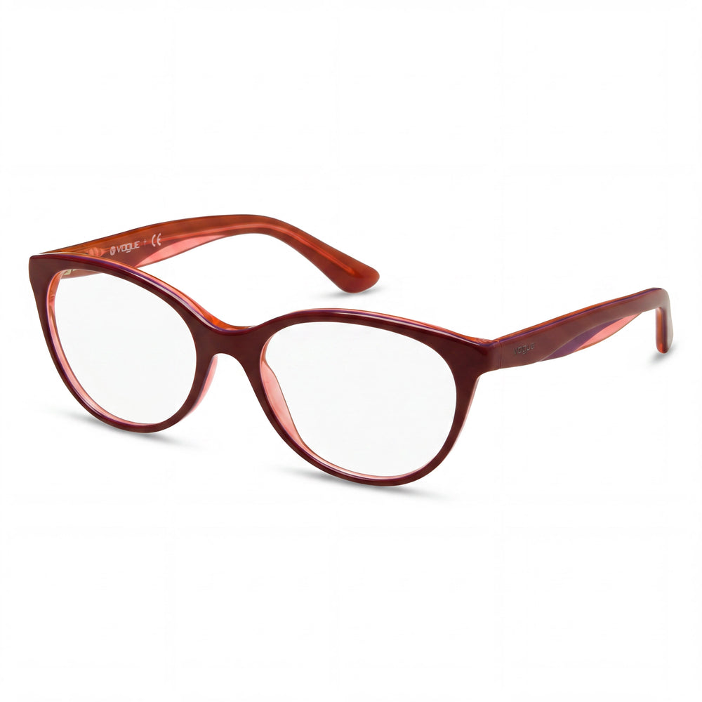 Vogue VO 2962 Red Oval Eyeglasses Unisex, Plastic frame