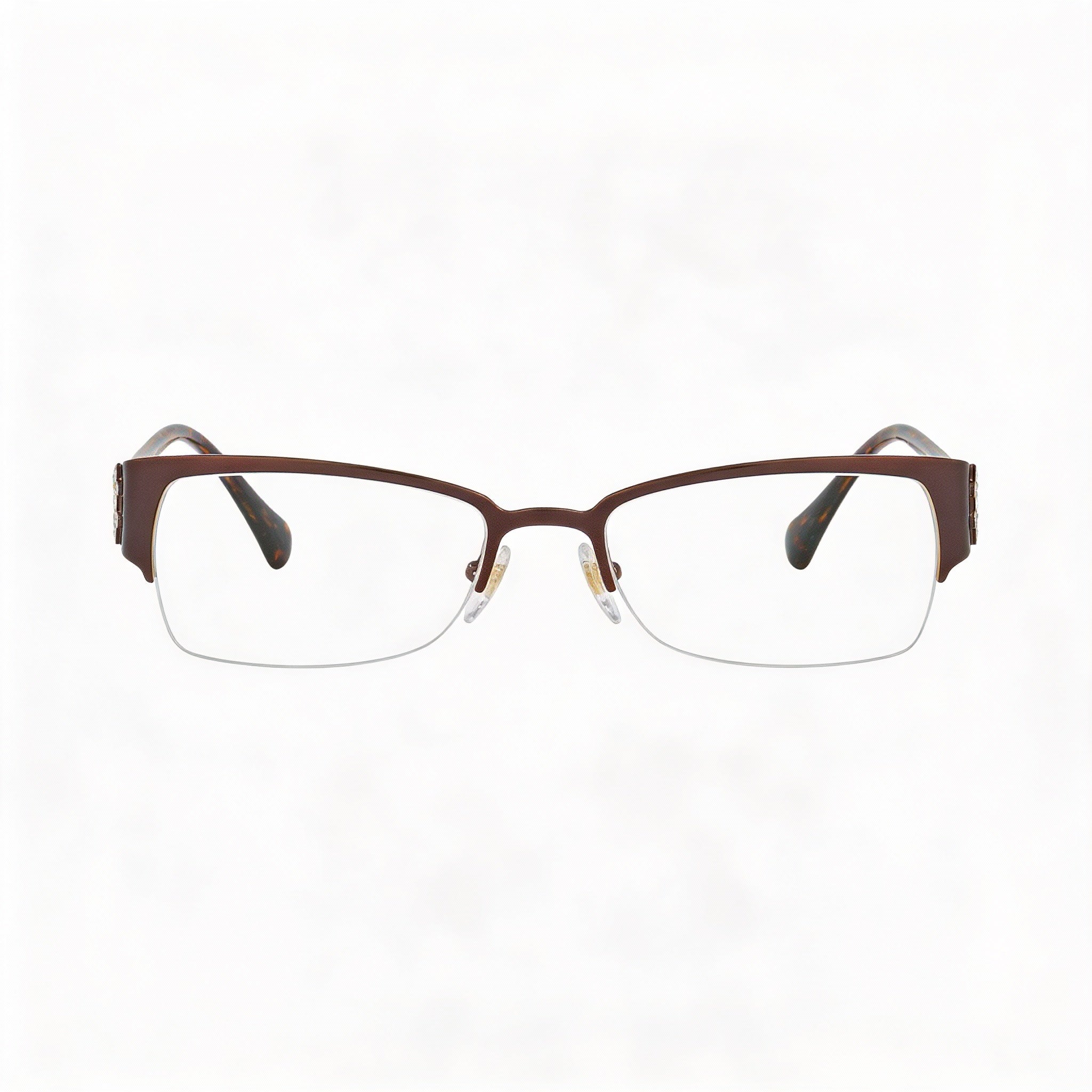 Vogue VO 4014B Brown Rectangle Eyeglasses for Women, Metal 50mm, Photo 2