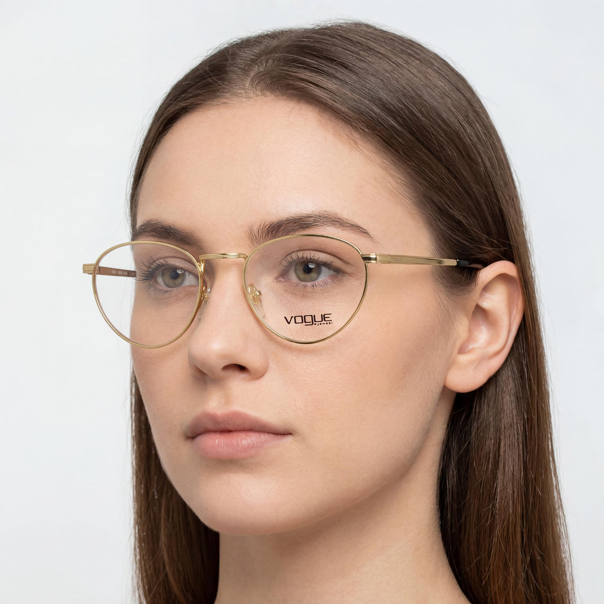 Gafas Vogue VO 4084 Redondas Doradas de Plástico para Mujer, Photo 3
