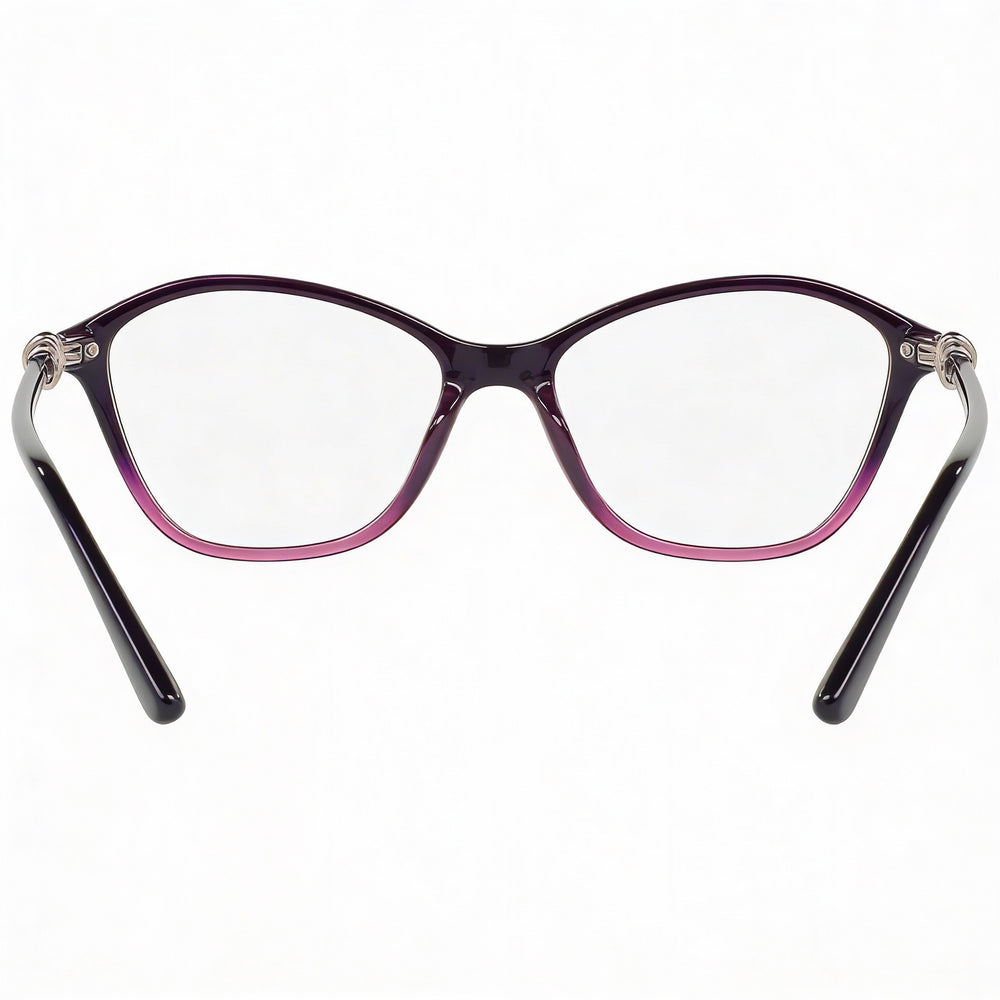 Vogue VO 5057 Rectangle Eyeglasses Women — side view, Blue Plastic temples