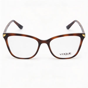 Vogue VO 5206 Square Eyeglasses for Women — front view, Plastic