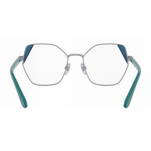 Vogue VO4270 Geometric Eyeglasses Women — side view, Gunmetal Metal temples
