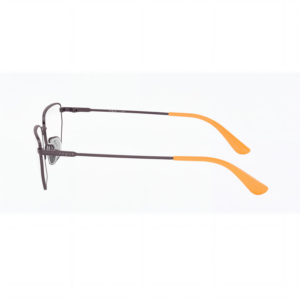 Vogue VO4317 Cat Eye Eyeglasses Women — side view, Gray Metal temples