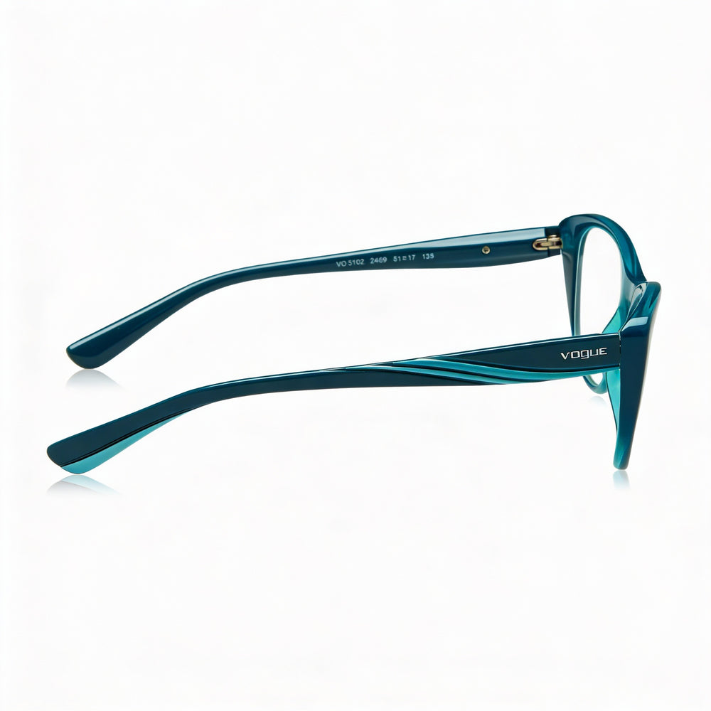 Vogue VO5102 C51 Cat Eye Eyeglasses for Women — front view, Plastic