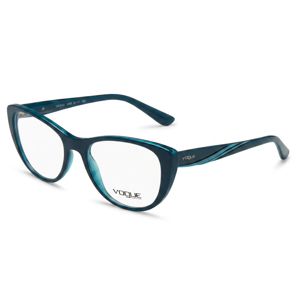 Vogue VO5102 C51 Green Cat Eye Eyeglasses for Women, Plastic frame