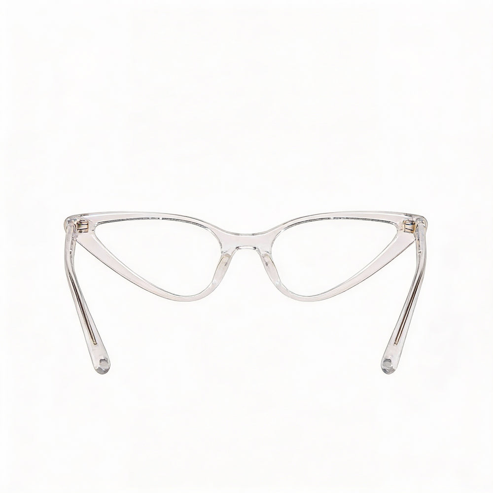 Vogue VO5281 CAT EYE Eyeglass Frames Cat Eye Eyeglasses Women — side view, Transparent Acetate temples