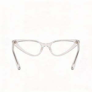 Vogue VO5281 Cat Eye Eyeglasses Women — side view, Transparent Acetate temples