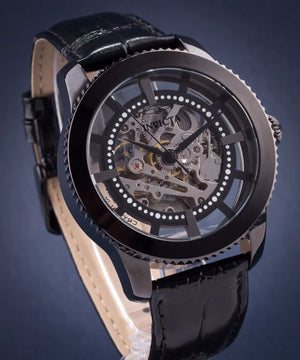 Invicta 22572 Vintage Automatic Watch for Men | Black Leather - buy online