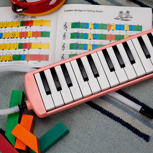 Schoenhut Pink 25 Keys Puff-N-Play Melodica Instrument