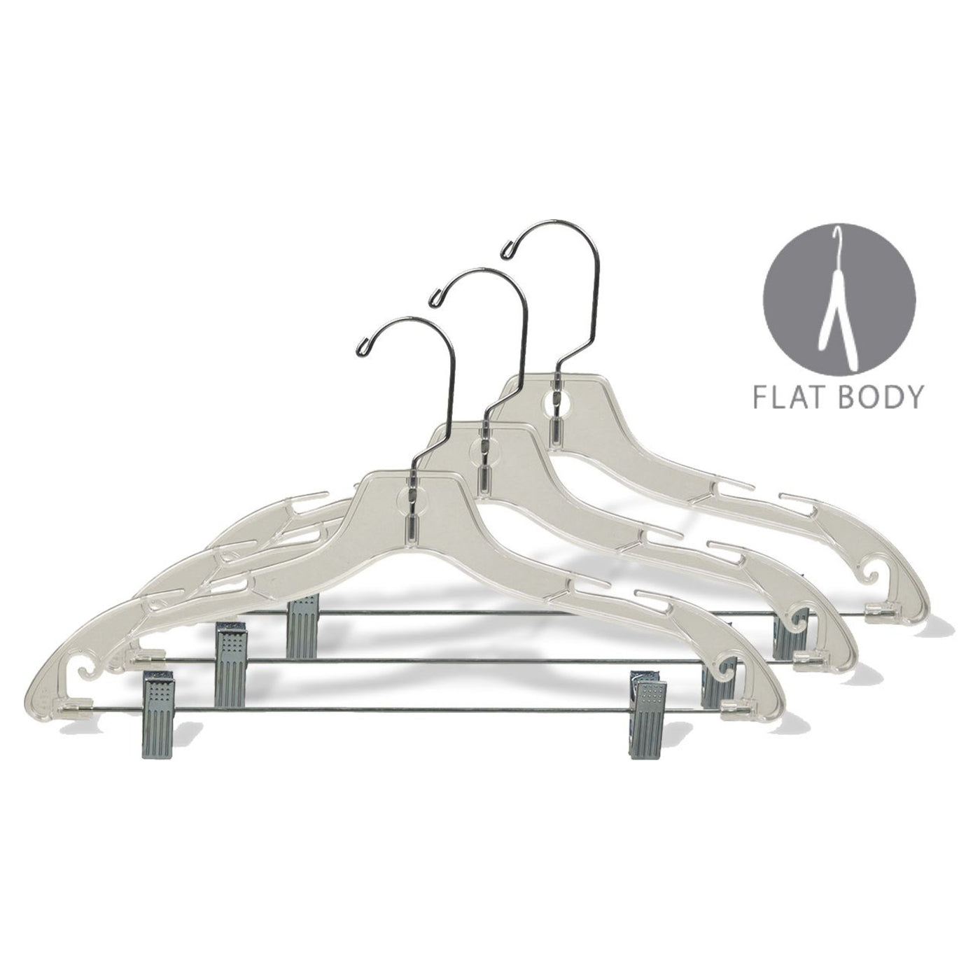 Plastic Clothes Hangers - Clear Plastic Hangers - Black Plastic Hangers