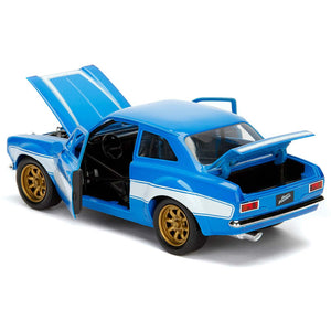 Jada Toys Fast & Furious 1:24 - Brian's Ford Escort RS2000 Mk1 Die-cast Toy Car For Kids