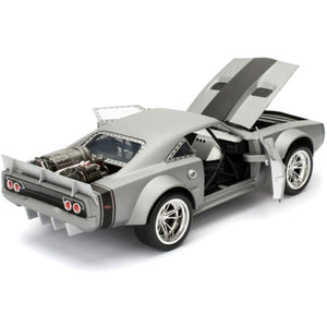 Jada Toys Fast & Furious 1:24 Dom's Ice Charger Die-cast Toy Car For Kids