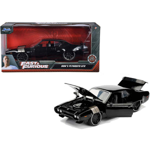 Jada Toys Fast & Furious 1:24 Dom's Plymouth GTX Die-Cast Toy Car For Kids