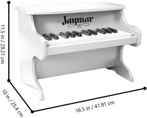 Jaymar 25 Key White Table Top Piano