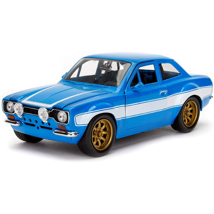 Jada Toys Fast & Furious 1:24 - Brian's Ford Escort RS2000 Mk1 Die-cast Toy Car For Kids