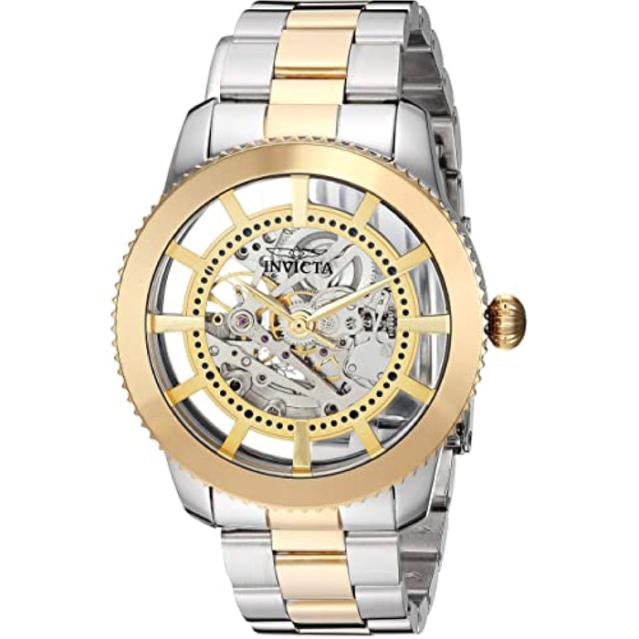 Invicta Men's Objet D Art Stainless Steel Automatic-self-Wind Stainless-Steel Strap, Two Tone (Model: 27552)